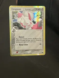 Zangoose (Delta Species) 15/17 Pop Series 5 Holo Pokemon TCG MP - Image 1