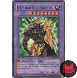 Yugioh Elemental HERO Wildedge DP03-EN010 Rare 1st Edition MP - Image 1