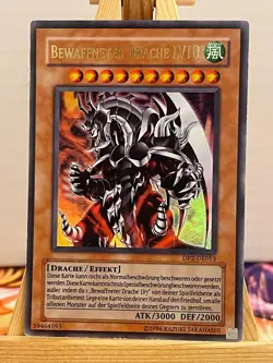 Bewaffneter Drache LV10 DP2-DE013 Ultra Rare Deutsch EX YUGIOH - Image 1