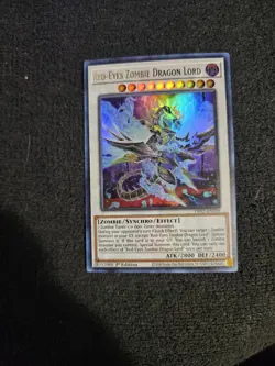Red-Eyes Zombie Dragon Lord DIFO-EN039, Ultra Rare, 1st Edition - Image 1