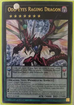 YuGiOh Odd-Eyes Raging Dragon Ultra Rare 1st Edition RATE-EN048 - Image 1