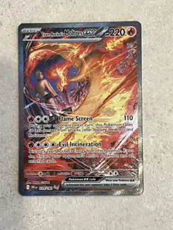 Pokemon TCG Team Rockets Moltres EX Holo Card 229/182 Sir Destined Rivals - Image 2