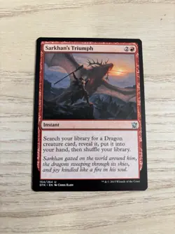 Sarkhan's Triumph - NM - DTK 154 Dragons of Tarkir - MTG Magic Card English - Image 1