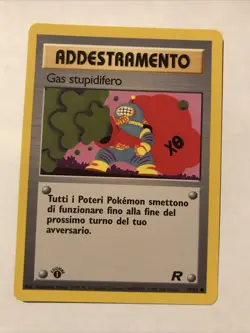 Goop Gas Attack Italian 1st Edition Pokemon Team Rocket Card 78/82 2000 - Image 1