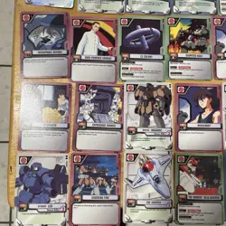 Gundam M.S. War TCG Lot of 90 Cards : Wing Team Oz Corp original opened packs - Image 2