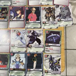 Gundam M.S. War TCG Lot of 90 Cards : Wing Team Oz Corp original opened packs - Image 3