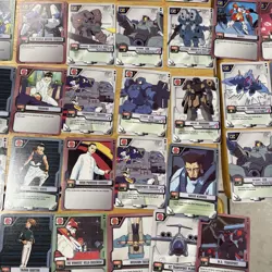 Gundam M.S. War TCG Lot of 90 Cards : Wing Team Oz Corp original opened packs - Image 4