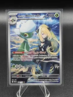 Cynthia's Roserade 184/182 SV10: Destined Rivals NM Pokemon Card TCG - Image 1