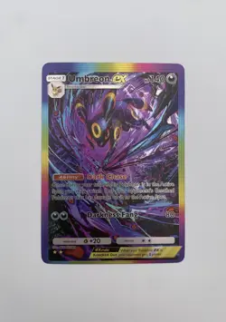 Umbreon Ex Pokemon Pocket TCG Card Holo Foil Art - Wisdom of Sea and Sky CUSTOM - Image 1