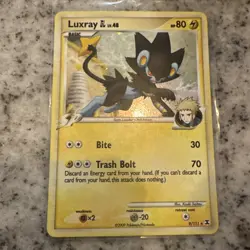 Luxray 9/111 Rising Rivals Holo Rare Pokemon Card TCG LP - Image 1