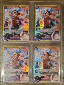 One Piece PRB02 Luffy English Playset EB02-061 SEC 4 Card Set Vol.2 Best Reprint - Image 1