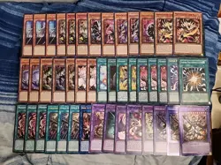 Yugioh 43 Card Memento Deck Core Super Poly Dark Blade Starlight Creation King - Image 1