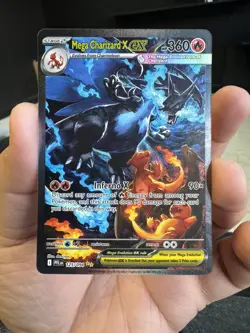 Mega Charizard ex SIR 125/094 Phantasmal Flames Pokemon TCG Card NM - Image 1