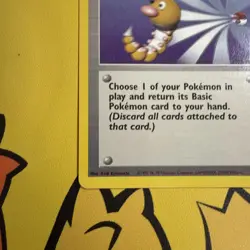 Scoop Up Pokemon TCG Trainer Base Set 78/102 Shadowless Rare Card - Image 4