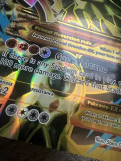 Primal Groudon EX 97/98 XY - Ancient Origins Holo OVERSIZED CARD - Image 4