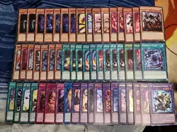 Yugioh Complete 55 Card Branded Shaddoll Deck Core Winda Cartesia Albaz Beast - Image 1