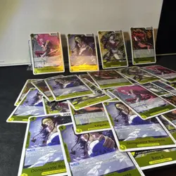 One Piece TCG OP12 Legacy of the Master Rare Card Lot NM 150 Total Cards - Image 3