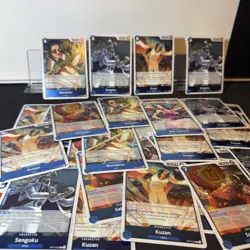 One Piece TCG OP12 Legacy of the Master Rare Card Lot NM 150 Total Cards - Image 5