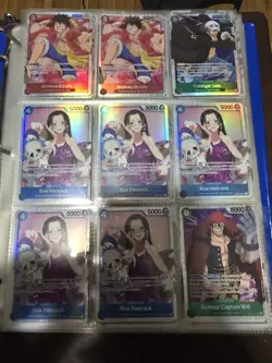 One Piece CCG Binder Collection lot all Srs and Don Cards 200 plus cards Read - Image 1
