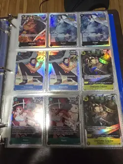One Piece CCG Binder Collection lot all Srs and Don Cards 200 plus cards Read - Image 4