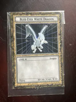SEALED Dungeon Dice Monsters Blue Eyes White Dragon Original Card - Image 1