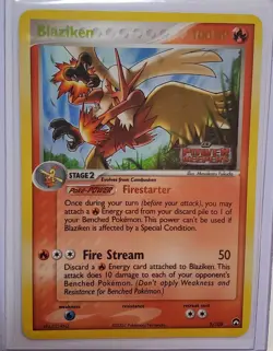 Pokemon Blaziken 5/108 Power Keepers Reverse Holo Rare Card English 2007 - Image 1