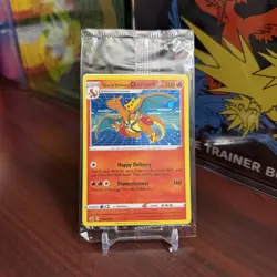 Special Delivery Charizard Pokemon Center Promo Card Holo (SWSH075) - SEALED - Image 1