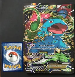 Venusaur EX XY123 XY JUMBO Pokemon Card Oversized PROMO HOLO Generations Exc - Image 1