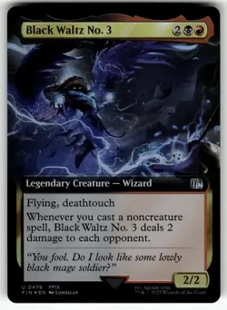 Black Waltz No. 3 (Extended Art) U FINAL FANTASY 478 NM MTG - Image 1