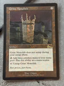 MTG \ Grim Monolith (PO) // Urza's Legacy - 341 Trading - Magic - Image 1