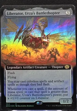 Liberator, Urza's Battlethopter #364 The Brothers' War Extended Art Foil Rare - Image 1