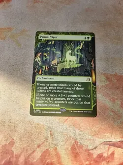 Primal Vigor Wilds Of Eldraine Enchanting Tales MTG NM - Image 1
