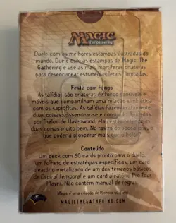* Fun With Fungus * Time Spiral Sealed Theme Deck * PORTUGESE * - Image 2