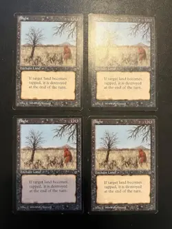 MTG- Blight x4 - English Legends - Image 1