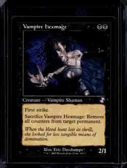Vampire Hexmage - Time Spiral Remastered - Retro - MTG - MAGIC THE GATHERING - Image 1
