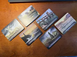 98x Sorcery Contested Realm Beta Non-Foil Dual Land Lot Oasis Ruins ++ - Image 1