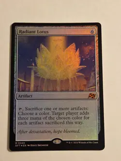 Radiant Lotus FOIL X1 DFT MTG Aetherdrift - Image 1
