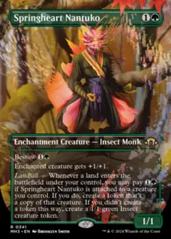 Springheart Nantuko (Borderless) - Modern Horizons 3 (MH3) - Image 1