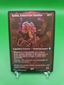 Kediss, Emberclaw Familiar (Foil Etched) Commander Legends Foil - Image 1