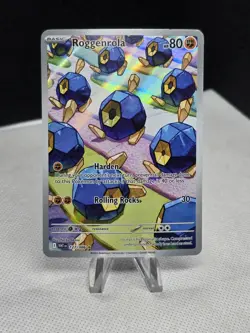 2025 Pokemon White Flare ROGGENROLA 127/086 Illustration Rare - Image 1