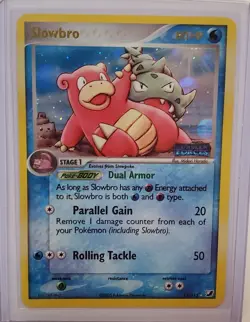 Pokemon Slowbro 13/115 Unseen Forces Reverse Holo Rare Card English 2005 - Image 1