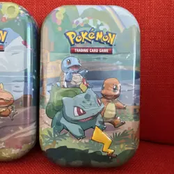 Pokemon TCG Celebrations 25th Anniversary Mini Tin Pack Sealed 4x Tins / Designs - Image 5