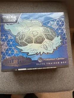 2024 SCARLET & VIOLET STELLAR CROWN POKEMON CENTER ETB ELITE TRAINER SEALED B - Image 1
