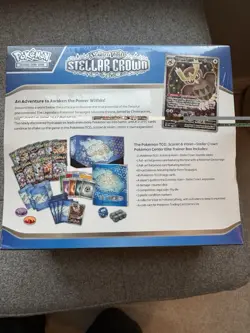 2024 SCARLET & VIOLET STELLAR CROWN POKEMON CENTER ETB ELITE TRAINER SEALED B - Image 2