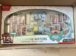 TWO Pokemon TCG Scarlet and Violet 151 Blooming Waters Premium Collection Sealed - Image 3