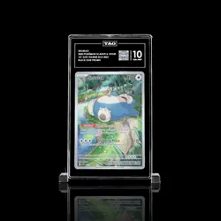 Pokemon Scarlet & Violet 151 ETB Promo Snorlax 051 TAG 10 Black Star Promo - Image 1