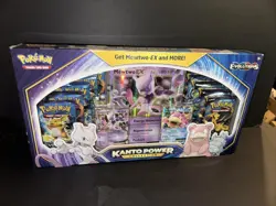 2016 Pokemon Evolutions XY Kanto Power Mewtwo EX Slowbro EX Collection Box - Image 1