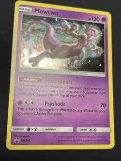 Mewtwo SM214 Pokemon TCG Sun & Moon: Black Star Promo LP Cosmos - Image 1