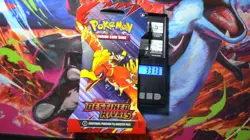 Heavy 32.13g Pokemon TCG Destined Rivals Sleeved Booster Pack - Image 1
