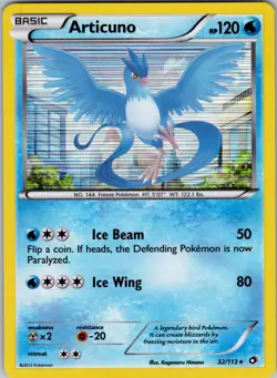 Articuno 32/113 Legendary Treasures Holo Pokemon TCG NM - Image 1